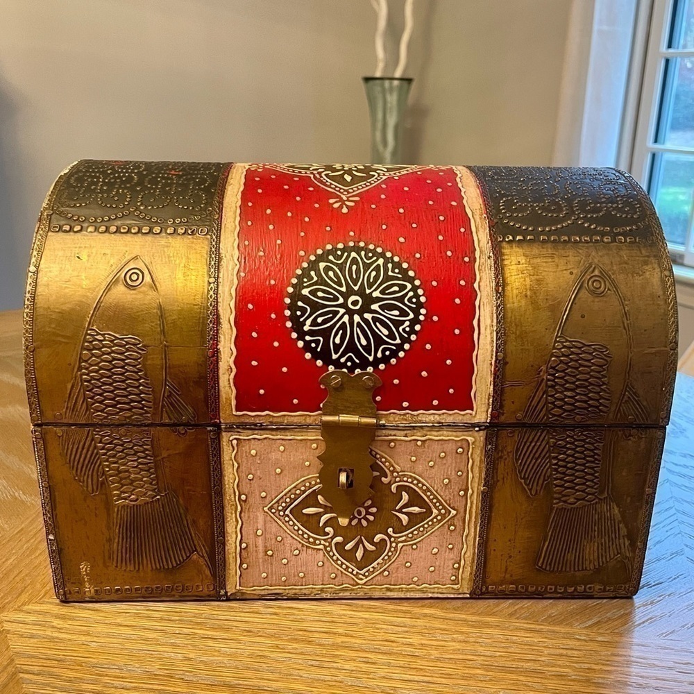 Made in India Colorful Wooden Box